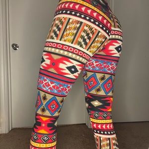 Tribal Multicolored Leggings